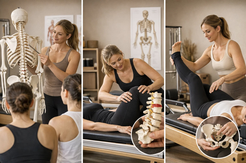 Anatomie, pathologies et ajustements - formation pilates et yoga Aix